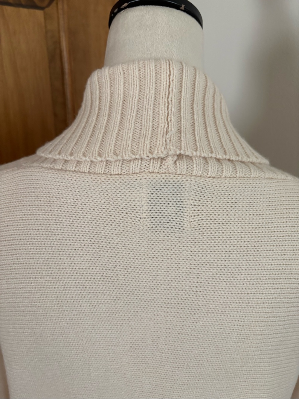 Princess Polly Cream Longline Duster Cardigan Ribbed Open Front Sweater L/XL - Picture 6 of 11